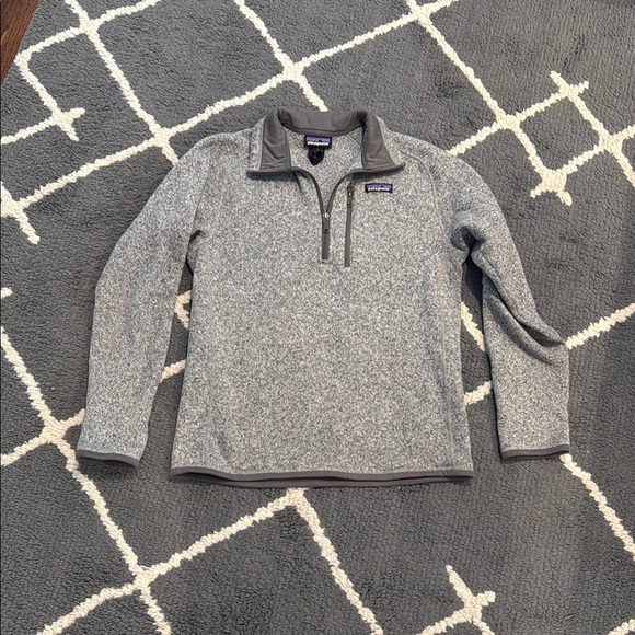 Patagonia Jackets & Blazers - Patagonia Women’s Better Sweater Gray Quarter-Zip Pullover